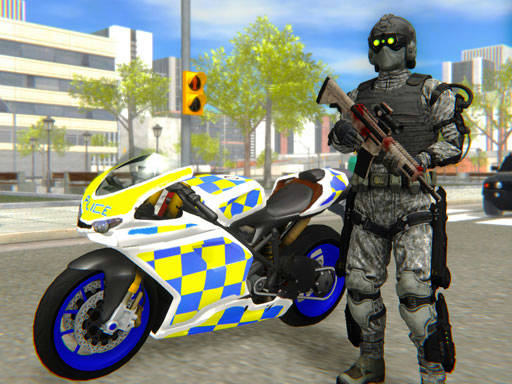 Play Police Bike City Simulator