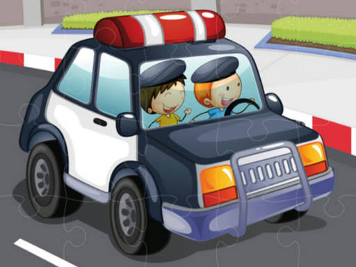 Play Police Cars Jigsaw