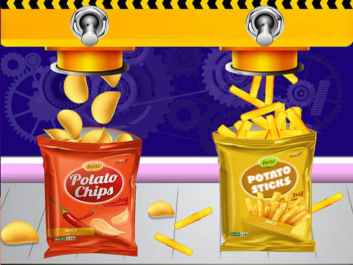 Play Potato Chips Factory Games For Kids