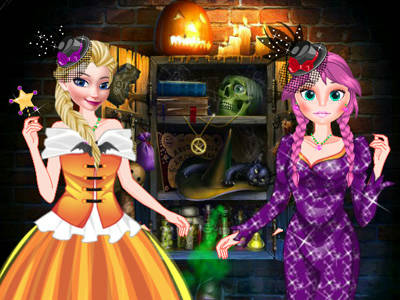 Play Princess Halloween Party Dress!