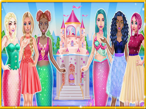 Play Princess & Mermaid Doll House Decorating