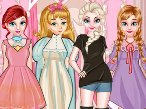 Play Princess Paper Doll Style Dress Up