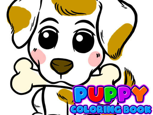 Play Puppy Coloring Book