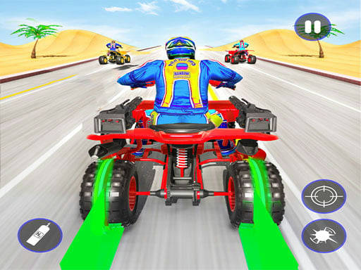 Play Quad Bike Traffic Shooting Games 2020: Bike Games