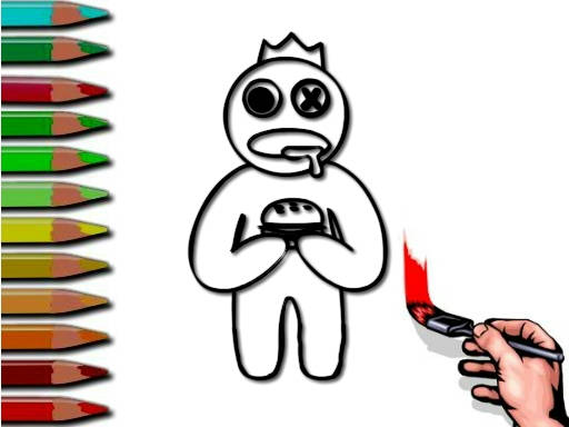 Play Rainbow Friends Coloring Book