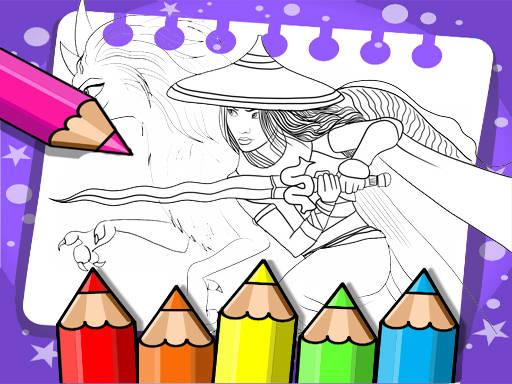 Play Raya And The Last Dragon Coloring