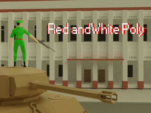 Play Red and White Poly