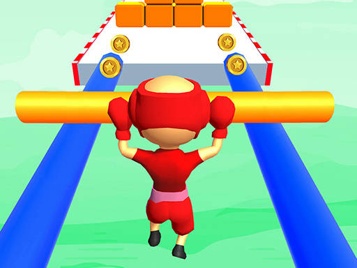 Play Roof Rails 3d-fat pusher giant roof rush rail run