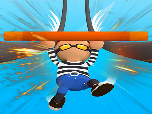 Play Roof Run Rails Man - railing challenge Game online