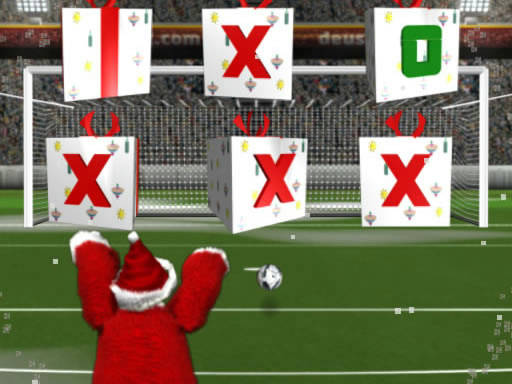 Play Santa kick Tac Toe