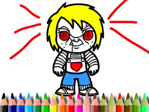 Play Scary Boy Coloring Book