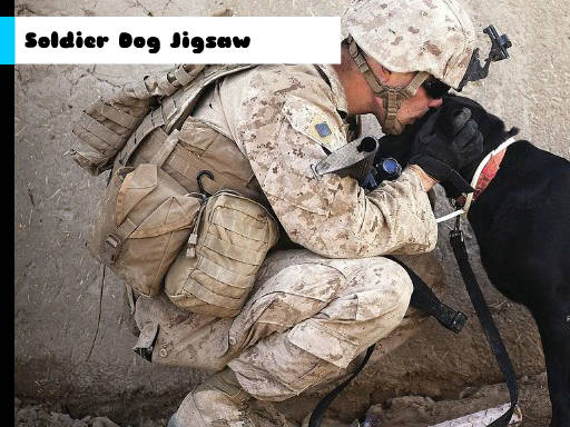 Play Soldier Dog Jigsaw