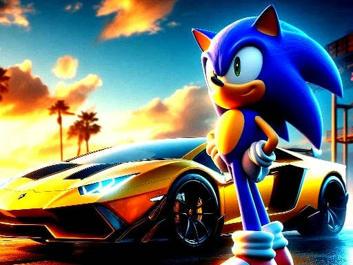 Play Sonic Run for Lamborghini