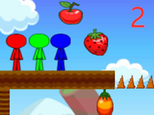 Play Stickman Bros In Fruit Island 2