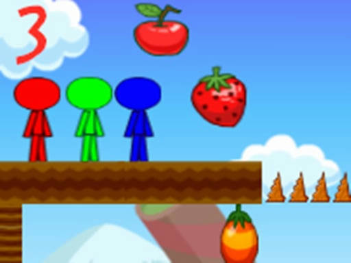 Play Stickman Bros In Fruit Island 3