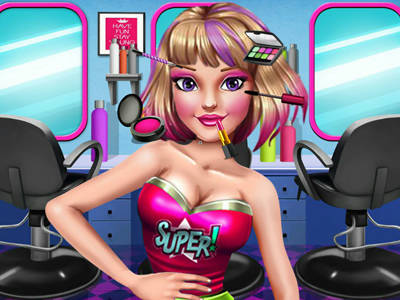 Play Super Hero Make Up Salon!