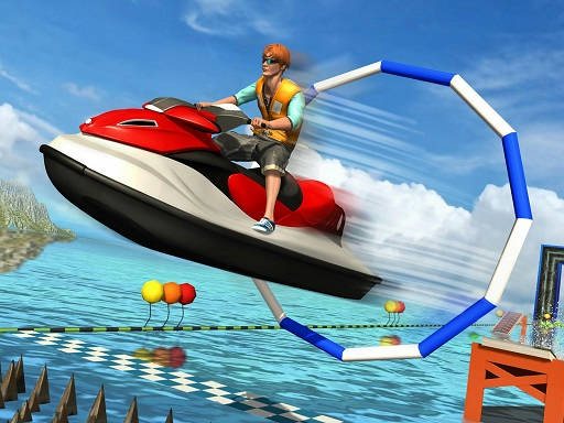 Play Super Jet Ski Race Stunt : Water Boat Racing 2020