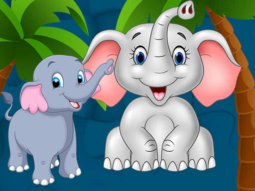 Play Sweet Elephants Jigsaw