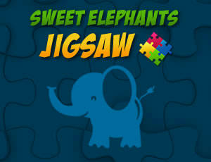 Play Sweet Elephants Jigsaw