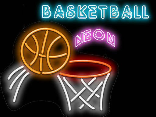 Play Swipe Basketball Neon