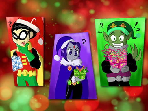 Play Teen Titans Christmas Stars