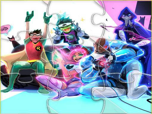 Play Teen Titans Match 3 Puzzle