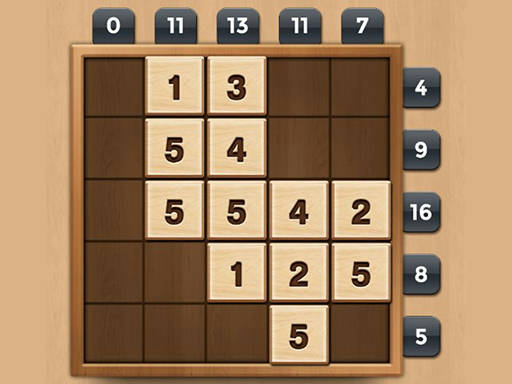 Play TENX Wooden Number 10X Puzzle Game