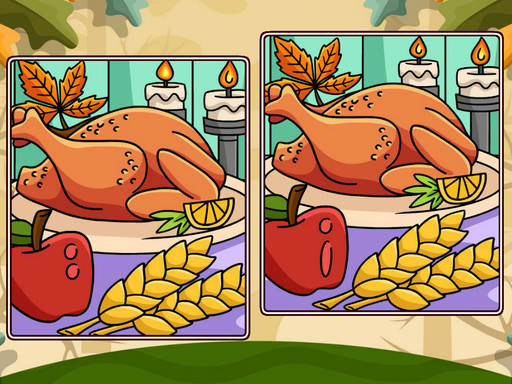 Play Thanksgiving Spot The Differences