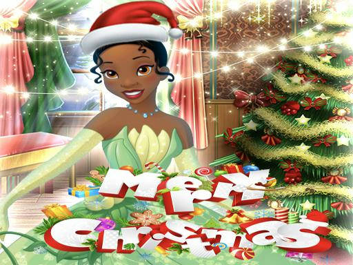 Play Tiana Princess Xmas DressUp