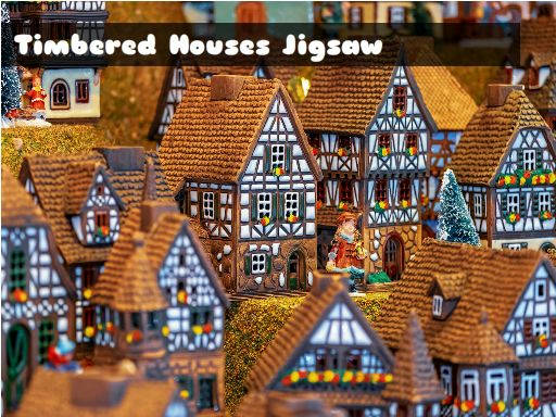 Play Timbered Houses Jigsaw