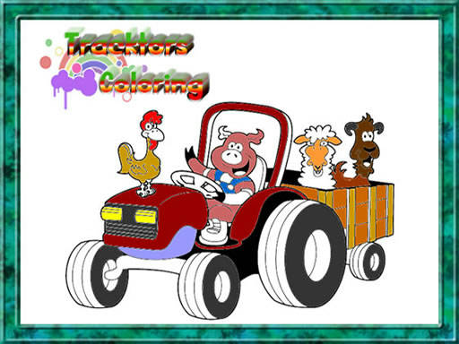 Play Tractor Coloring Pages