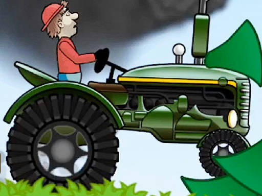 Play Tractor Driving Hill Climb 2D