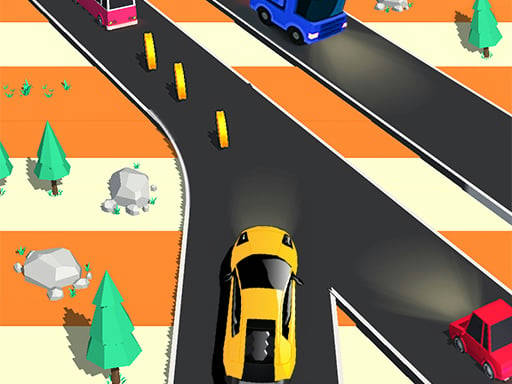 Play Traffic Car Run 2D : Car games