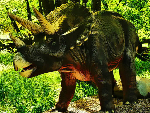 Play Triceratops Dinosaur Puzzle