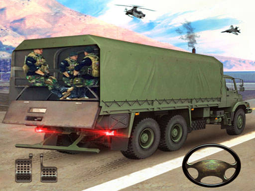 Play Truck games Simulator New US Army Cargo Transport