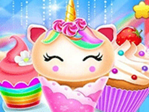 Play Unicorn Mermaid Cupcake Cooking Design - Creative