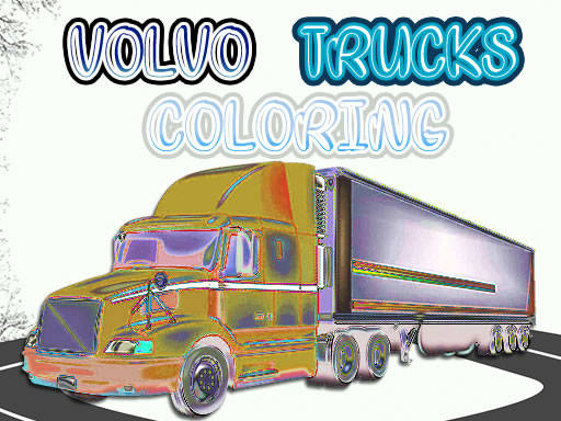 Play Volvo Trucks Coloring