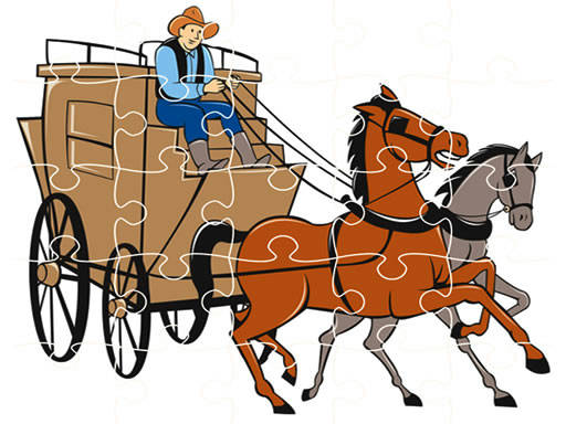 Play Wagons Jigsaw