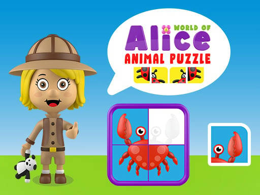 Play World of Alice   Animals Puzzle