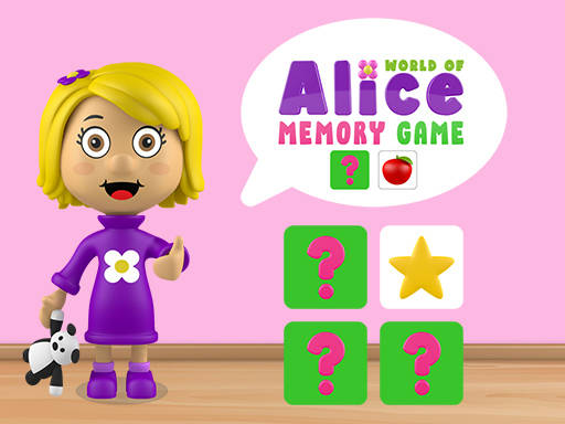 Play World of Alice   Memory Game