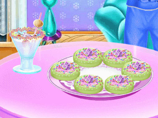 Play Yummy Rainbow Donuts Cooking