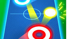 Air Hockey Glow: 2 Players