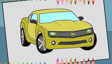 American Cars Coloring Book