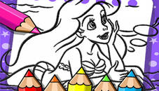 Ariel The Mermaid Coloring Book