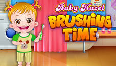 Baby Hazel Brushing Time