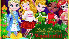 Baby Princesses Christmas: Dress Up Game