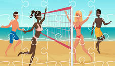 Beach Volley Ball Jigsaw