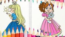 Beautiful Princess Coloring Book