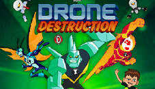 Ben 10 Drone Destruction