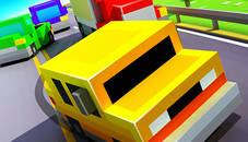 Blocky Highway: Traffic Racing -race